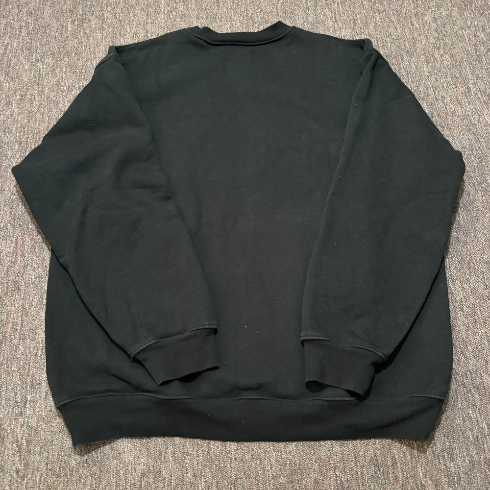 Dime MTL Coffee Cup Embroidered Crewneck Sweatshirt Mens XL Black Skate - Picture 3 of 7
